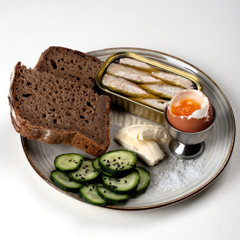 Mazās sardīnes ekoloģiskajā pirmās spiedes olīveļļā (BIO) | Maria Organic