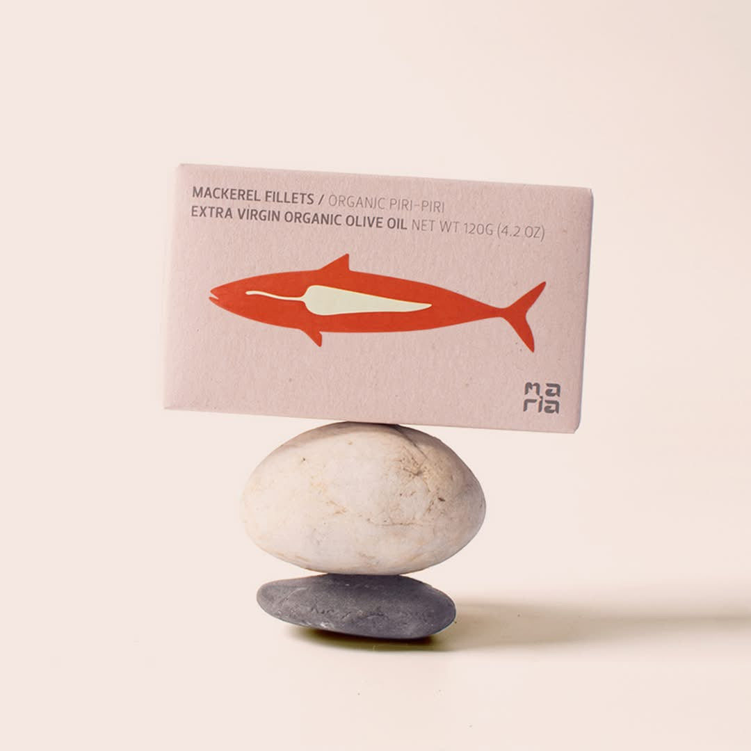 Skumbrės filė ekologiškame pirmo spaudimo alyvuogių aliejuje su čili (BIO) | Maria Organic