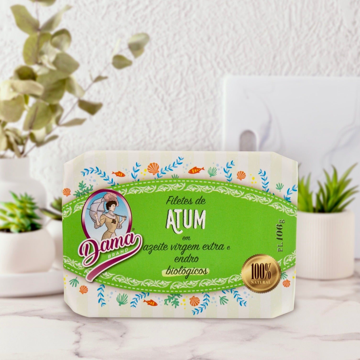 Tunzivs fileja bioloģiskā augstākā labuma olīveļļā ar dillēm BIO | Briosa Gourmet