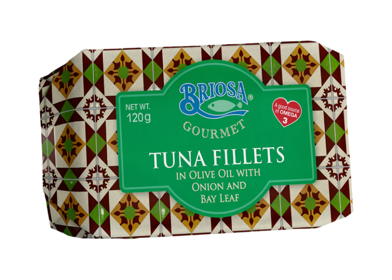 Tunzivs fileja olīveļļā ar sīpoliem un lauru lapu | Briosa Gourmet